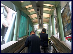 Central - Mid-Levels Escalator passing SoHo