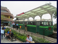 The old Peak tram.