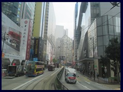 Hennessy Road from the tram