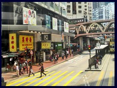 Hennessy Road from the tram. 