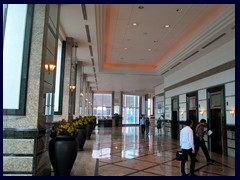 Sky lobby on 46th floor, Central Plaza