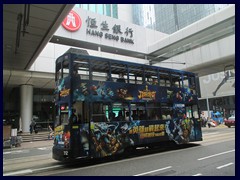 Double decked tram in Central district.