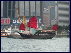 The old Aqua Luna ferry in Victoria Harbour.