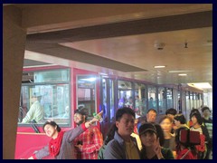 The Peak Tram was the first kind of transportation in Hong Kong's metro system. It takest you from central Hong Kong to the over 500m high Victoria Peak since 1888.