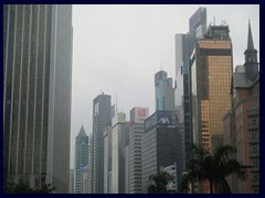 Gloucester Road in Wan Chai towards Central