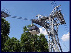 Cable cars over Rhine