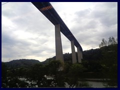 A high bridge outside Koblenz