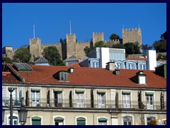 Castelo de Sao Jorge above the square
