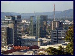 Ljubljana Castle and its views 30 - Center West skyline