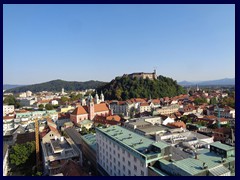 Nebotičnik - Skyscraper and its views 06 - Old Town, Castle