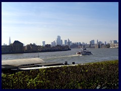 City of London and The Shard from Canary Wharf