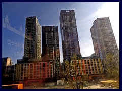 Docklands from the DLR train