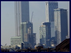 Isle of Dogs skyline from Greenwich