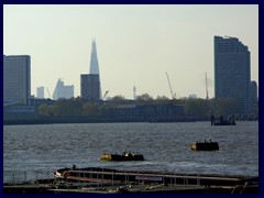 City skyline from Greenwich