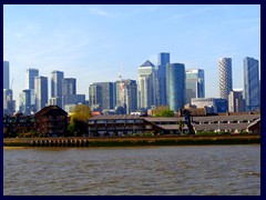 Canary Wharf from Greenwich, Docklands