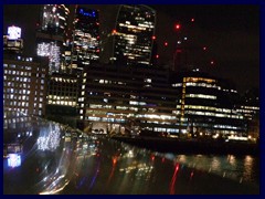 London CBD at night