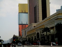 Avenida 24 de Junho, Nam Van District.Nam Van district, Macau's new casino area.