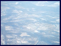 Moscow from above, taken from the plane to Hong Kong.