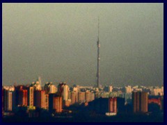 Ostankino Tower, the tallest structure and for long the tallest structure in Europe, with a height of 537m. It was completed in 1967, then the world's tallest structure! 