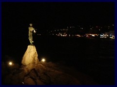 Opatija by night 21 - Madonna del Mare Statue