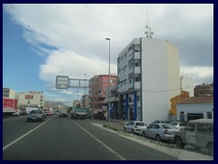 Road Alicante - Benidorm: passing El Campello