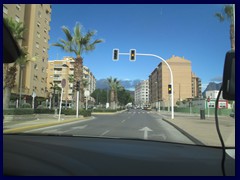Road Alicante - Benidorm: Passing through