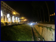 Piazza Cavour by night, Parco Adriano.