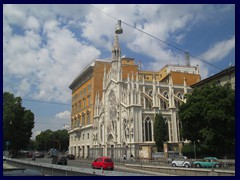 Chiesa del Sacro Cuore, beautiful gothic church on the West bank of Tiber, near Piazza Cavour.