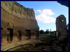 Terme di Traiano (Trajan Baths), the ruins of the ancient baths built on top of Emperor Nero's villa by Emperor Traian about 100 AD.