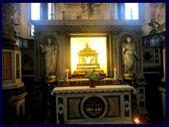 Reliquary with the chains of St Peter, San Pietro in Vincoli Church.