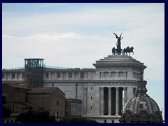 Monument to Vittorio Emanuel II from the Forum.