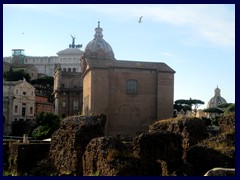 Curia Julia, the House of the Roman Senate, Forum Romanum. It was built in 44 BC by Juilus Caesar. It is the most intact surviving building from the Roman era.