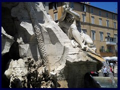 Fountain of the Four Rivers (Fontana dei Quattro Fiumi), Piazza Navona