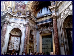 The interior of Sant'Agnese in Agone, a beautiful church at Piazza Navona. 