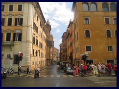 East bank of the Tiber,