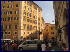 Piazza Montecitorio with Palazzo Montecitorio.