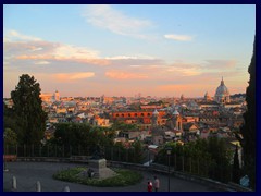 Pincio Terrace above Piazza del Popolo.