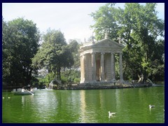 Aesculapius Temple, Villa Borghese 