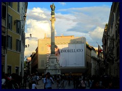 Column at Piazza di Spagna.