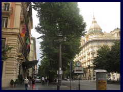 Via Veneto with the Excelsior hotel and Grand Hotel Palace.