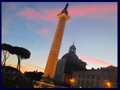 Trajan's Column. Erected in 113 AD in honor of Emperor Trajan and saved by Pope Gregory the Great in the 600s.