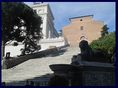 Santa Maria Aracoeli on Capitoline Hill is a church that dates back to the 6th century.