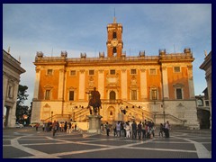 Palazzo Senatorio, the seat of Rome's mayor on Piazza Campidoglio, Capitoline Hill.