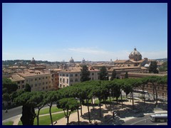 View from Monumento Nazionale a Vittorio Emanuele II