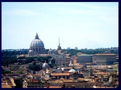 View from National Monument to Victor Emmanuel II towards the Vatican.