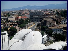 View from National Monument to Victor Emmanuel II: Colosseum