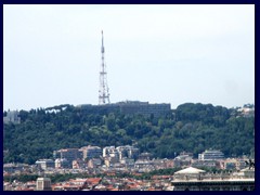 View from National Monument to Victor Emmanuel II: Highrise suburbs.