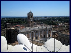 Views from National Monument to Victor Emmanuel II: Capitoline Hill.