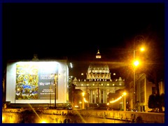 Rome by night towards Vatican
