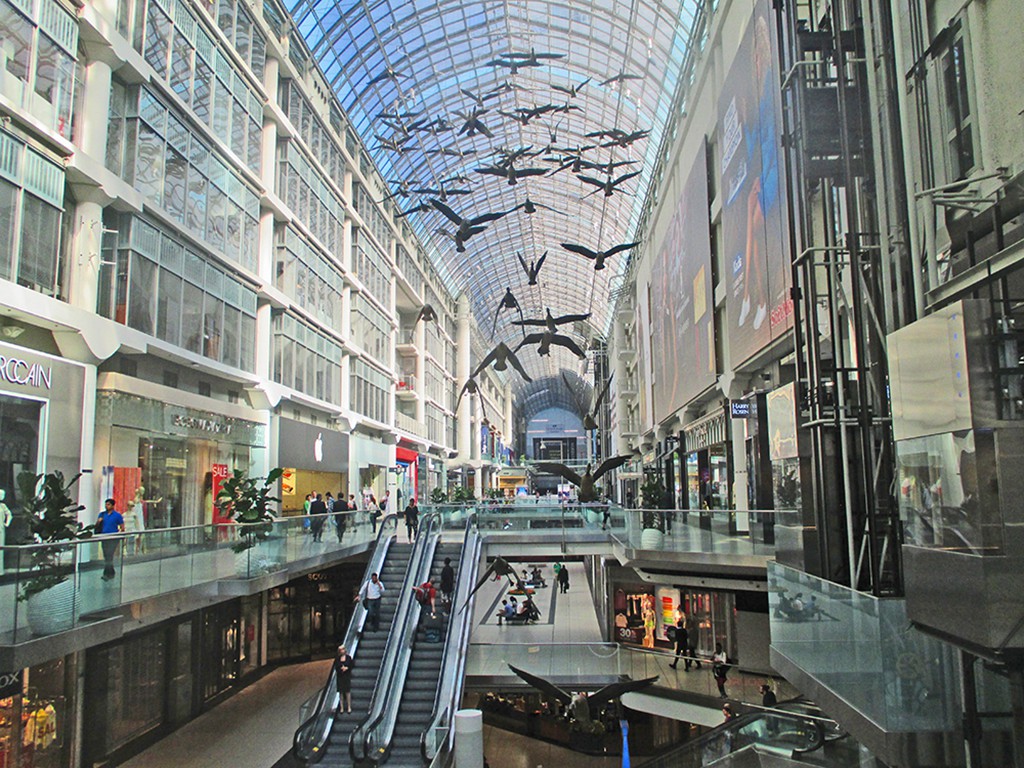 Toronto - Eaton Centre, Brookfield Place, Allen Lambert Galleria, Hockey  Hall of Fame